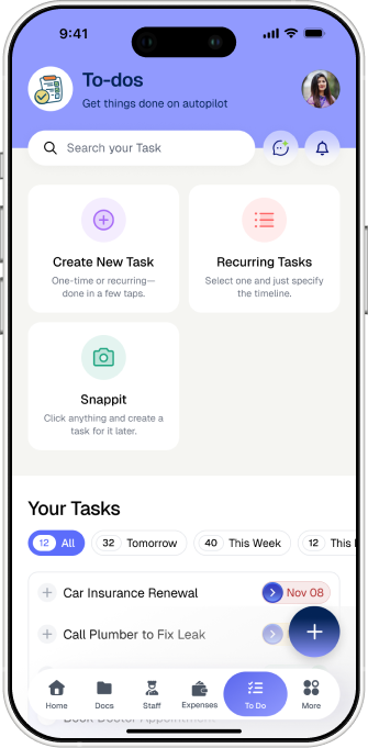 Tasks module